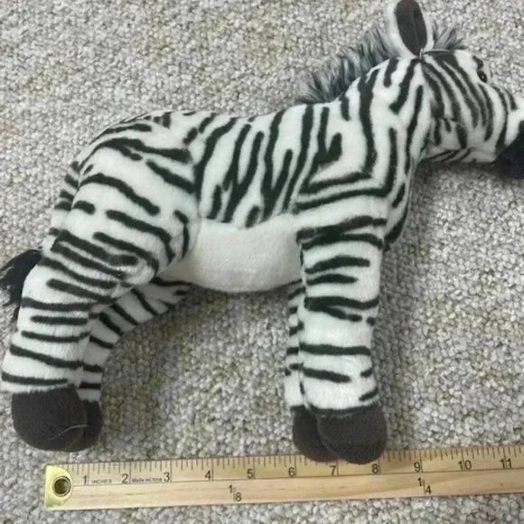 Ganz Signature Black and White Webkinz Zebra No Code - Picture 5 of 9